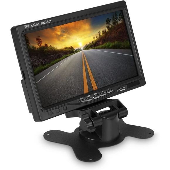 WickedHD WRC-LCD 7 Inch High Resolution Rotating Color TFT LCDMonitor /Remote - Picture 3 of 3